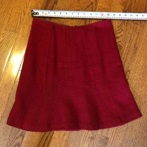 Jacob XS gorgeous red mini skirt with lining